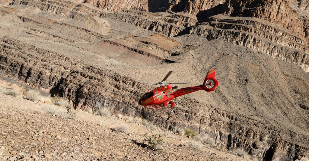 Helikoptervlucht boven de Grand Canyon vanuit Las Vegas