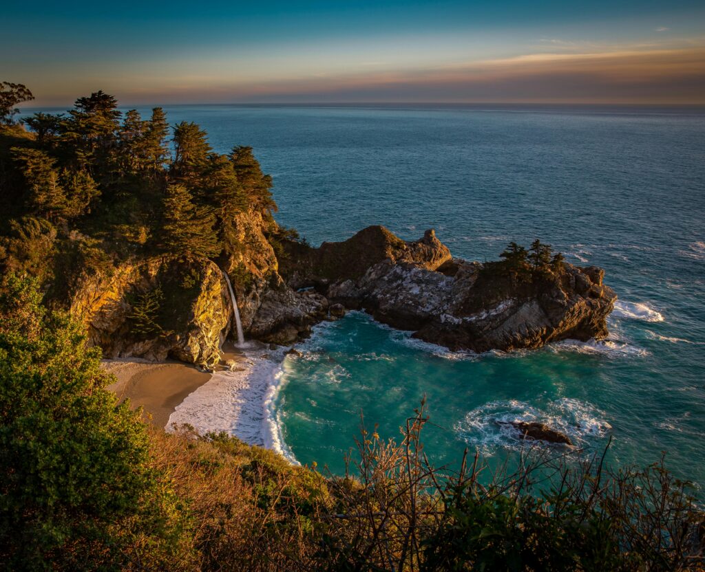 Mcway Falls in Julia Pfeiffer Burns State