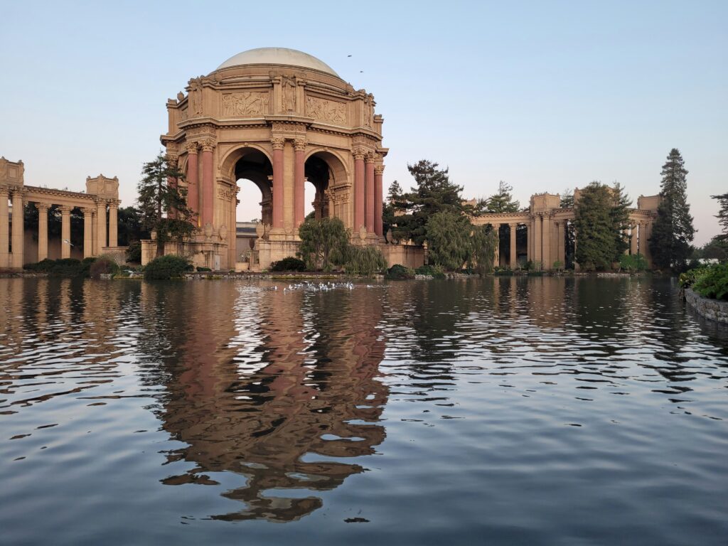 Palace of Fine arts gebouw in San Francisco